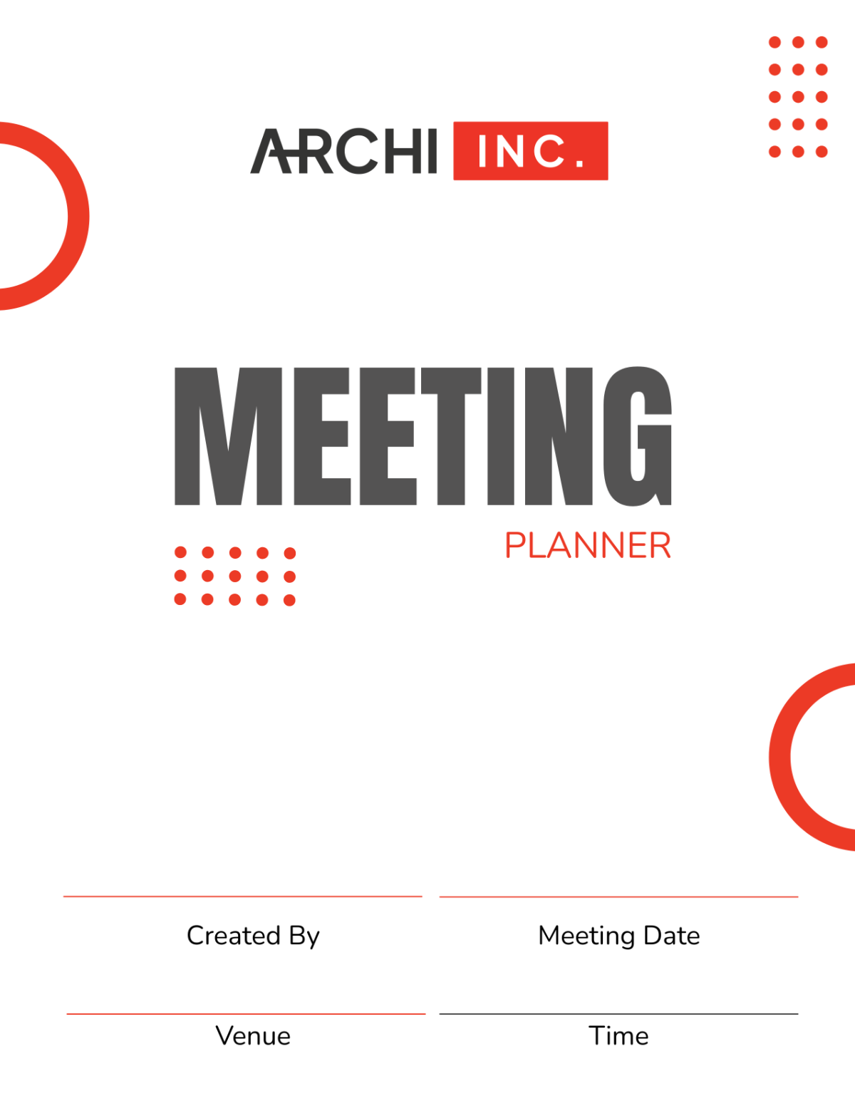 Architecture Meeting Planner