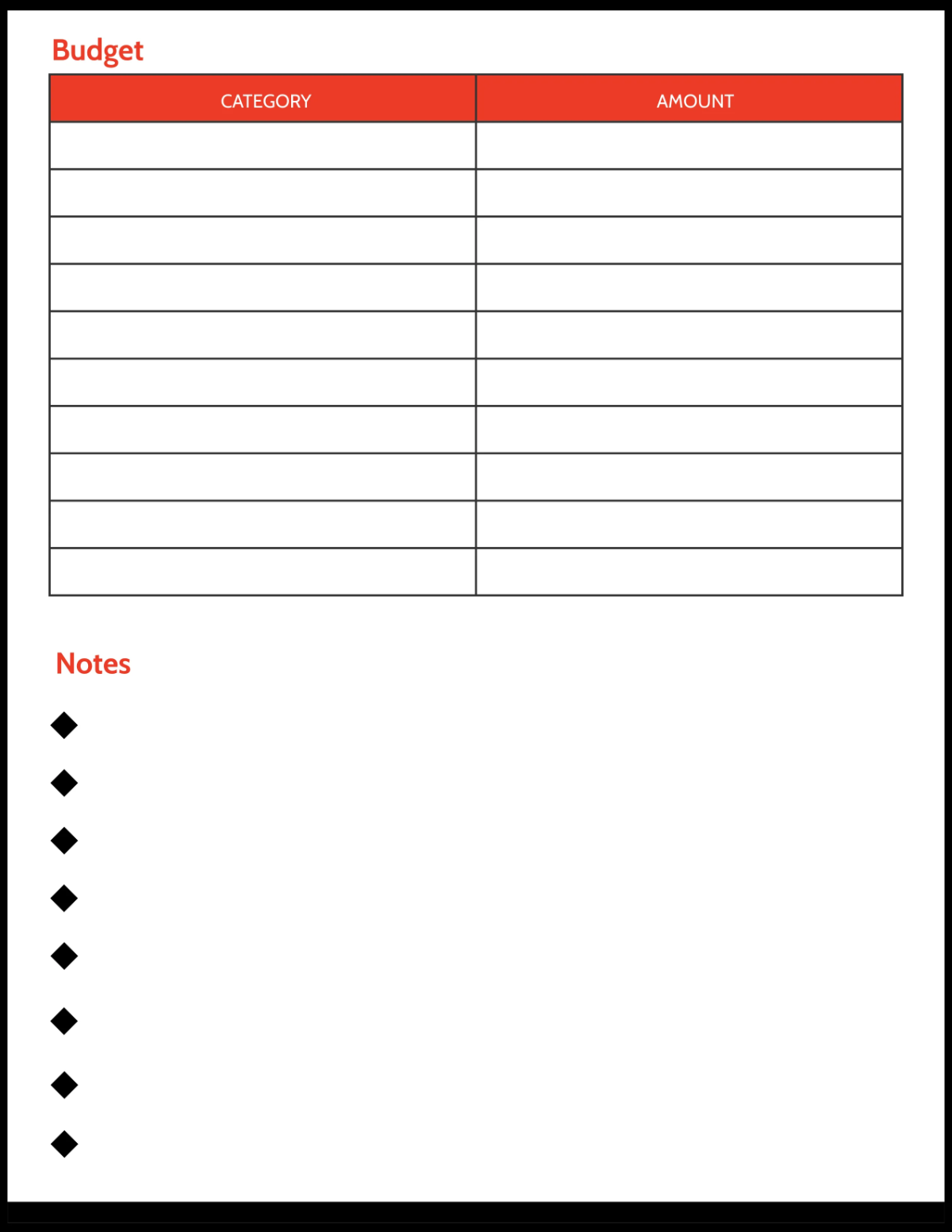 Free Architecture Project Planner Template to Edit Online