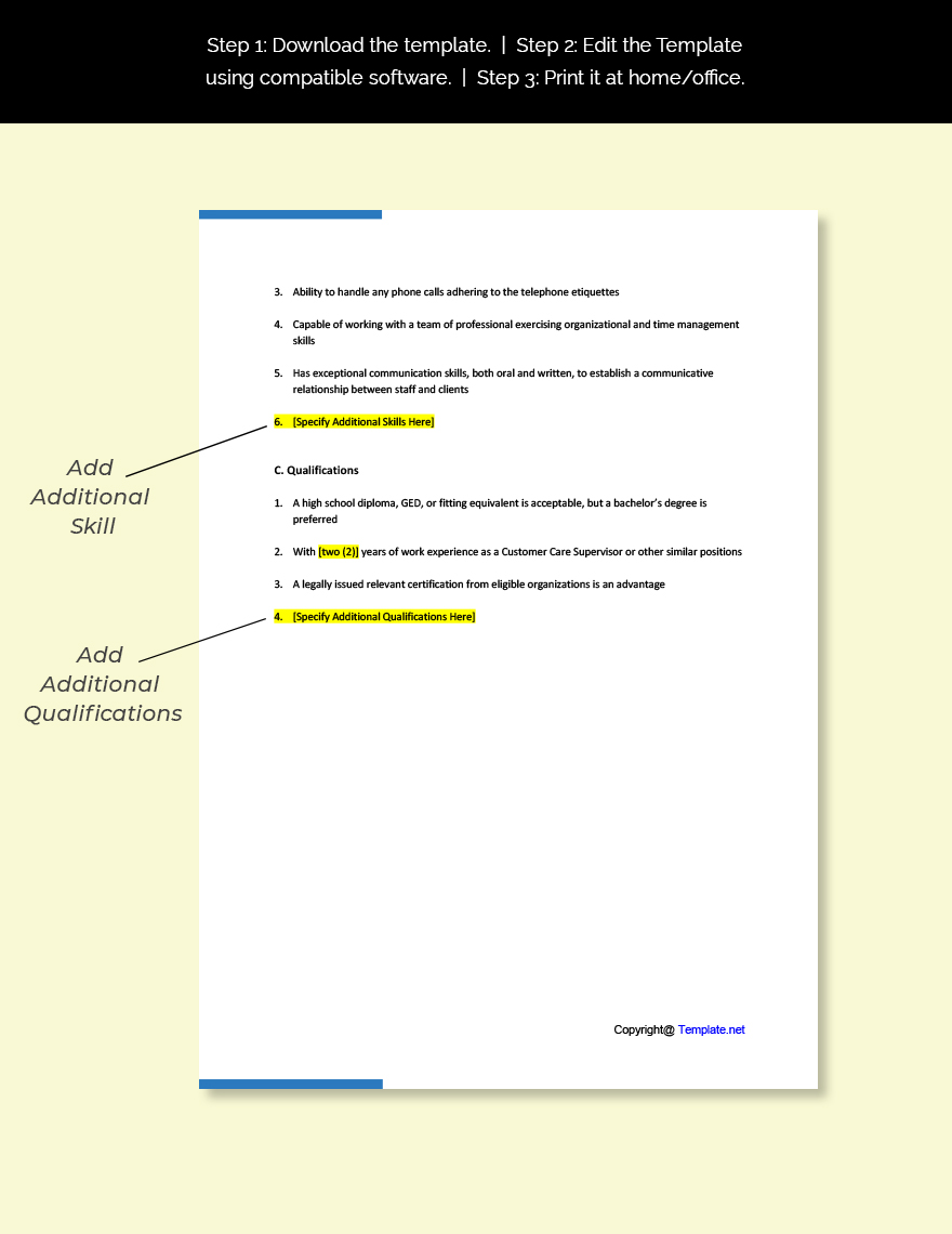 customer-care-supervisor-job-description-template-download-in-word