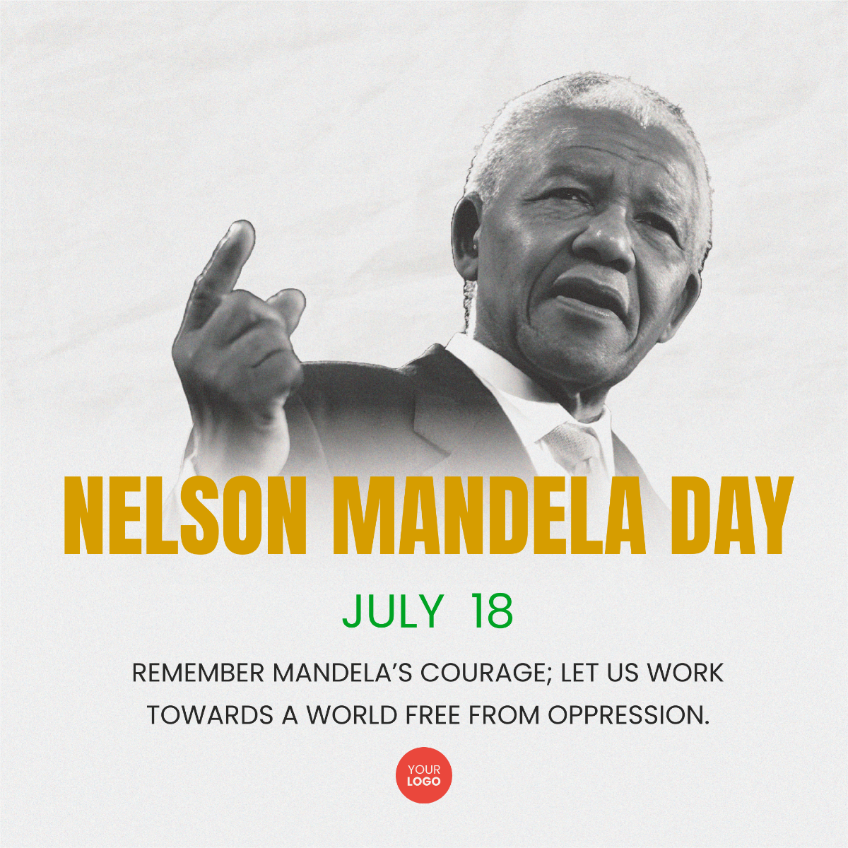 Nelson Mandela Day Social Media Post