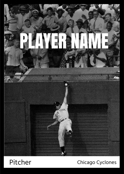 Free Historical Baseball Card Template to Edit Online