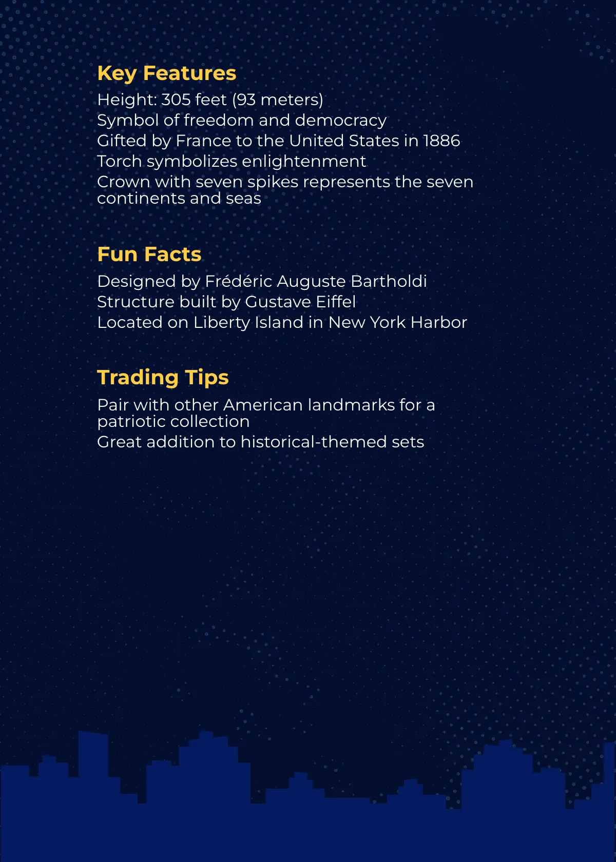 Free American Trading Card Template to Edit Online