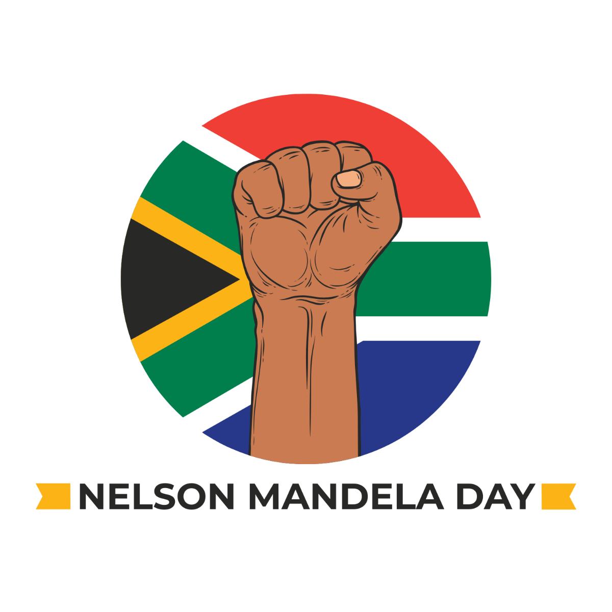 Nelson Mandela Day Clipart