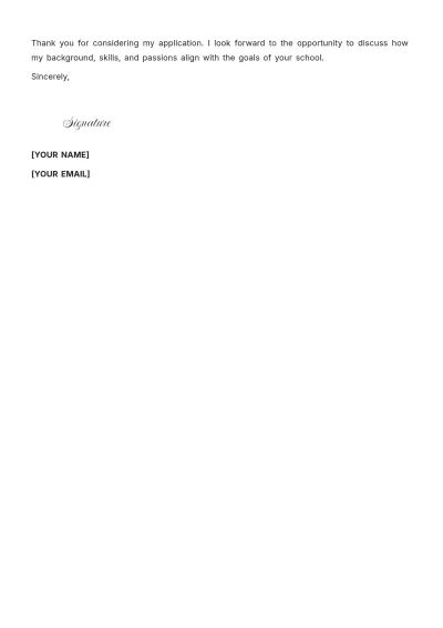 Free Art Teacher Cover Letter to Edit Online