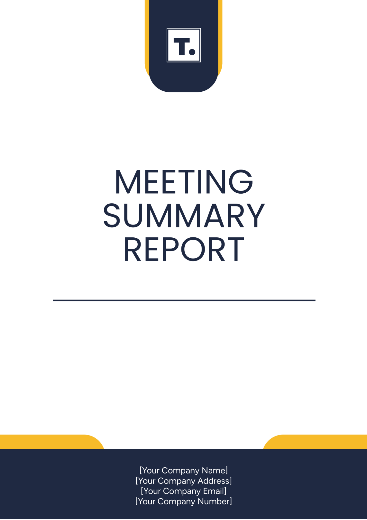 Meeting Summary Report Template - Edit Online & Download