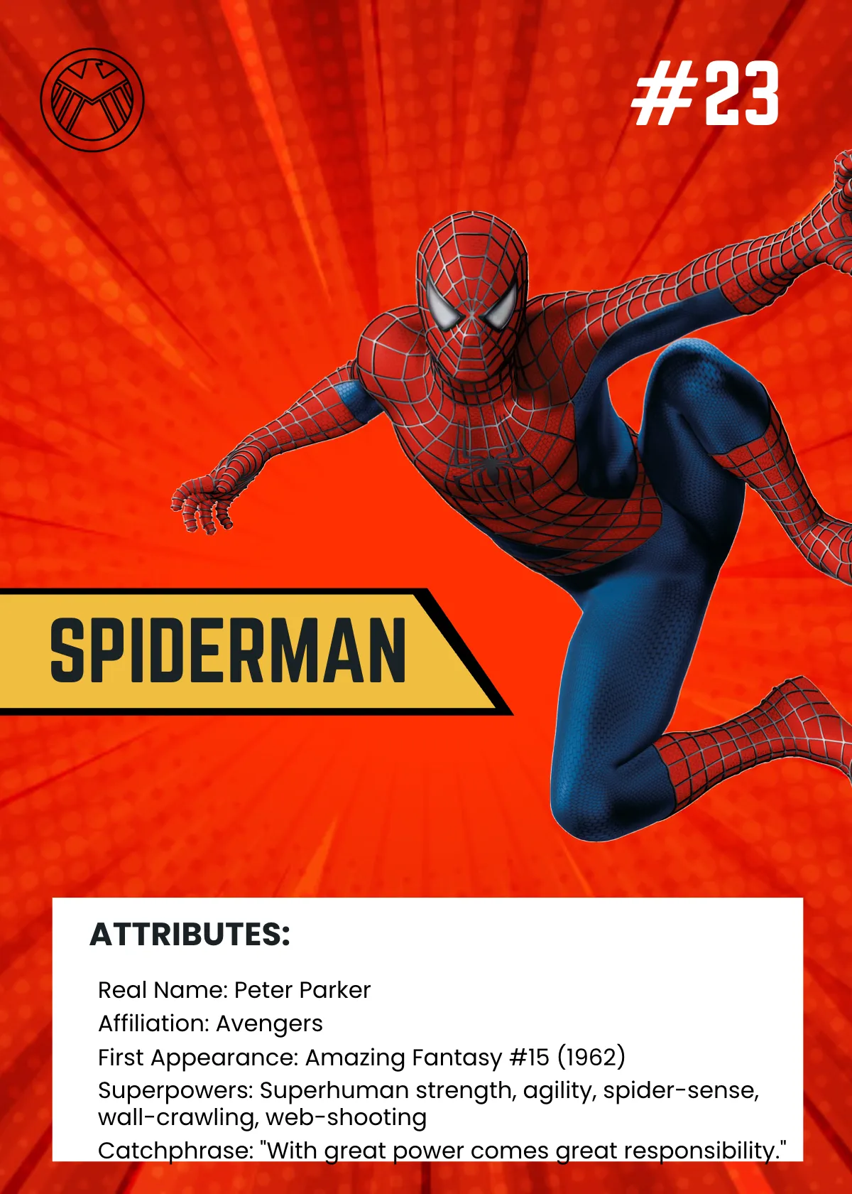 Free Marvel Trading Card Template To Edit Online