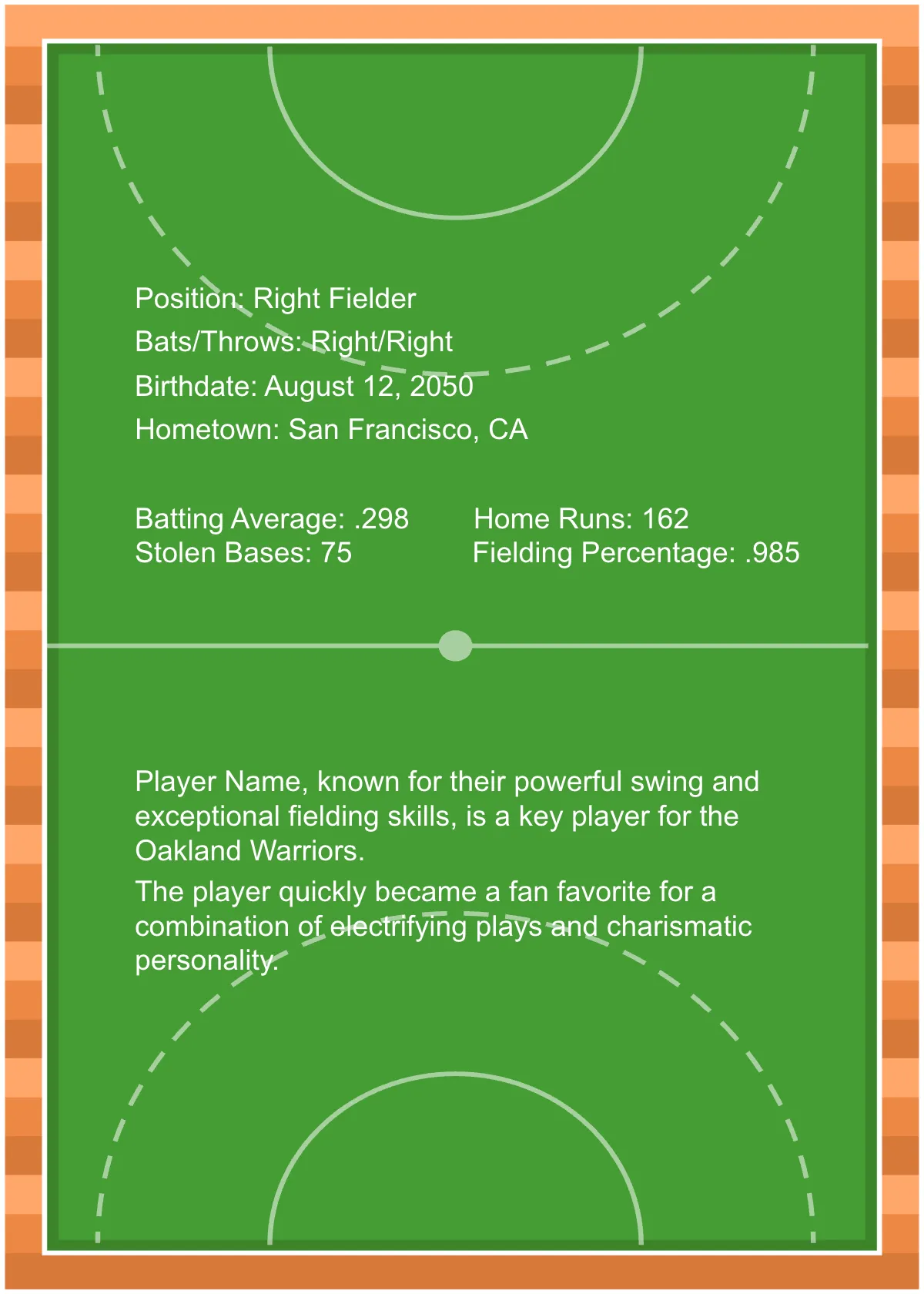 Free Torque Baseball Card Template to Edit Online