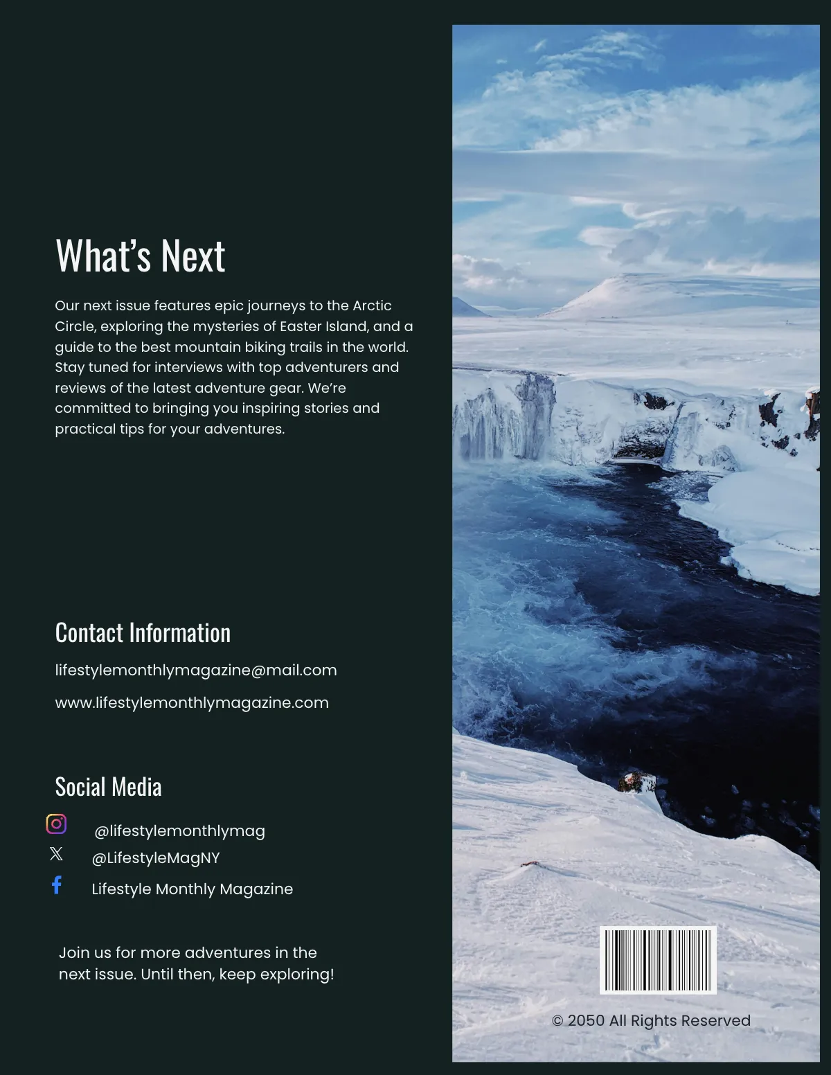 Free Adventure Magazine Template to Edit Online