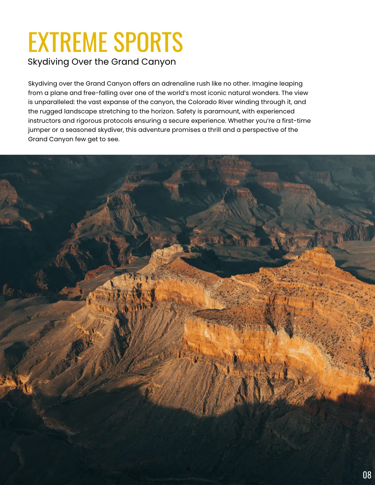 Free Adventure Magazine Template to Edit Online