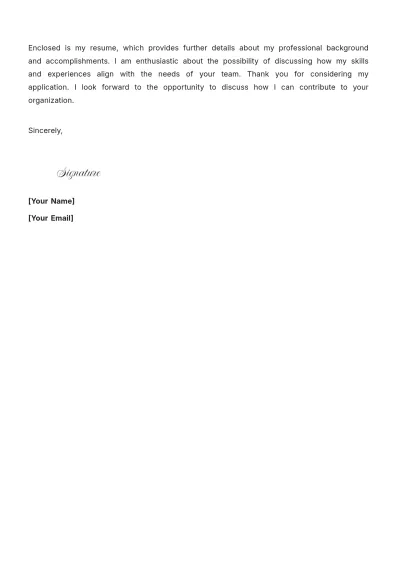 Free Mid-Level Data Analyst Cover Letter to Edit Online