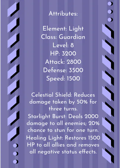 Free Anime Trading Card Template to Edit Online