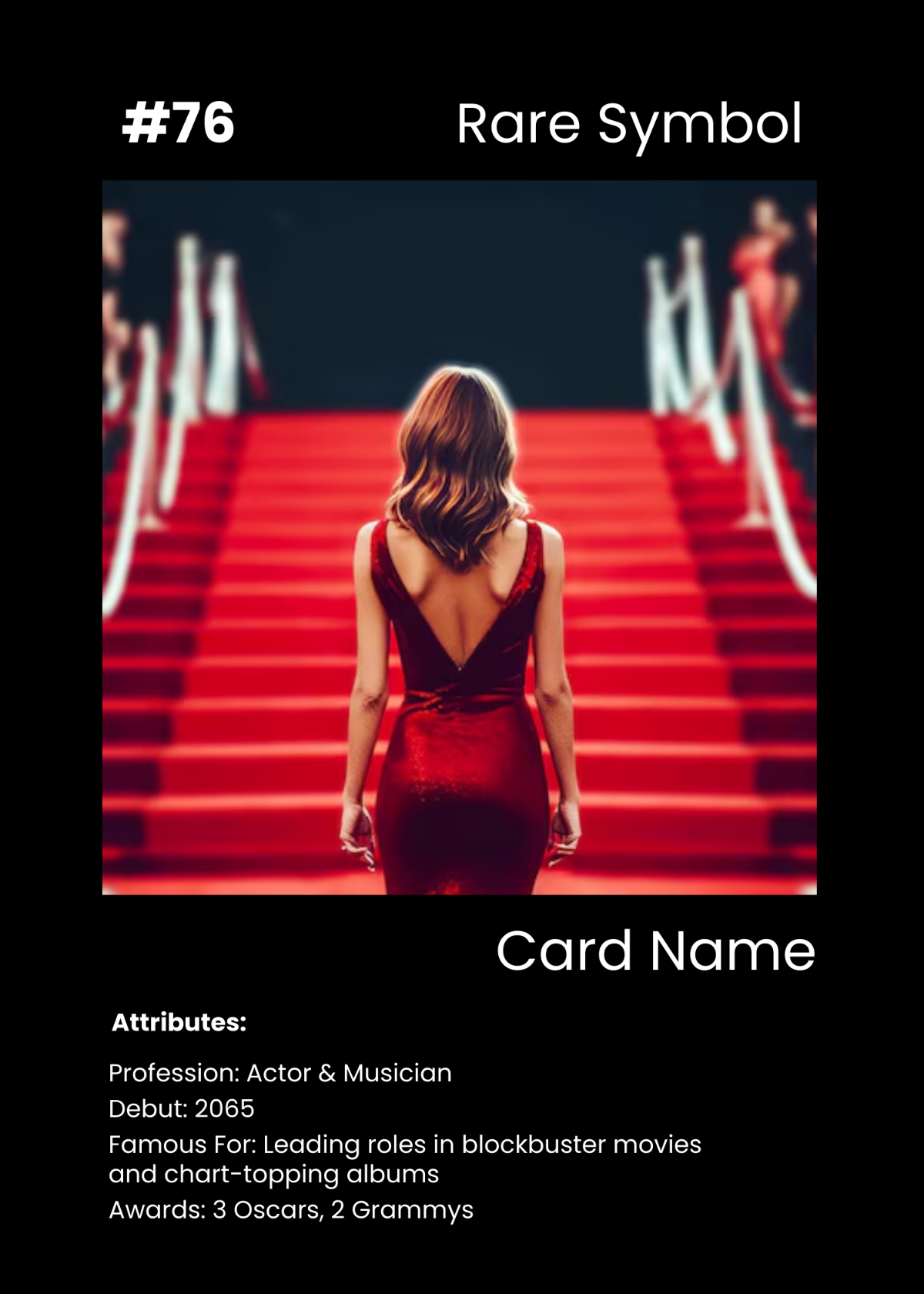 Celebrity Trading Card