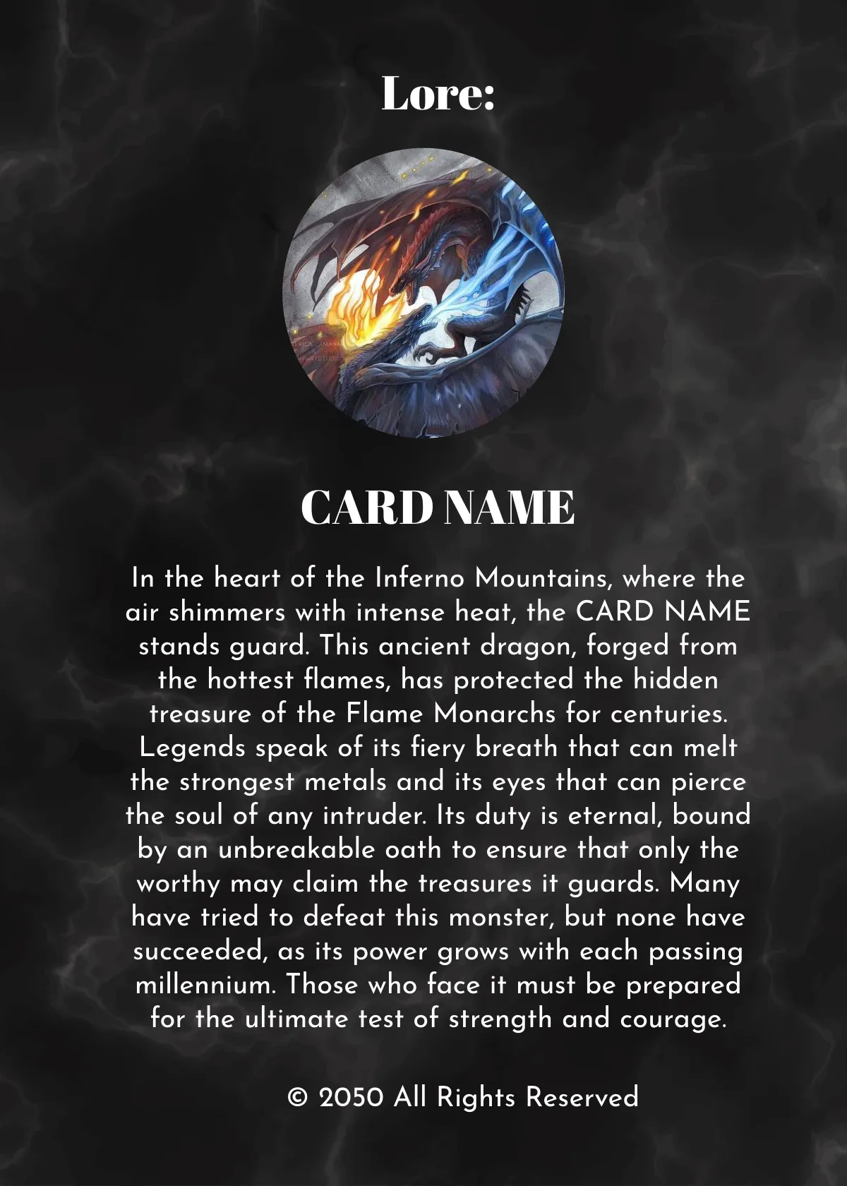 Free Yu-Gi-Oh Trading Card Template to Edit Online