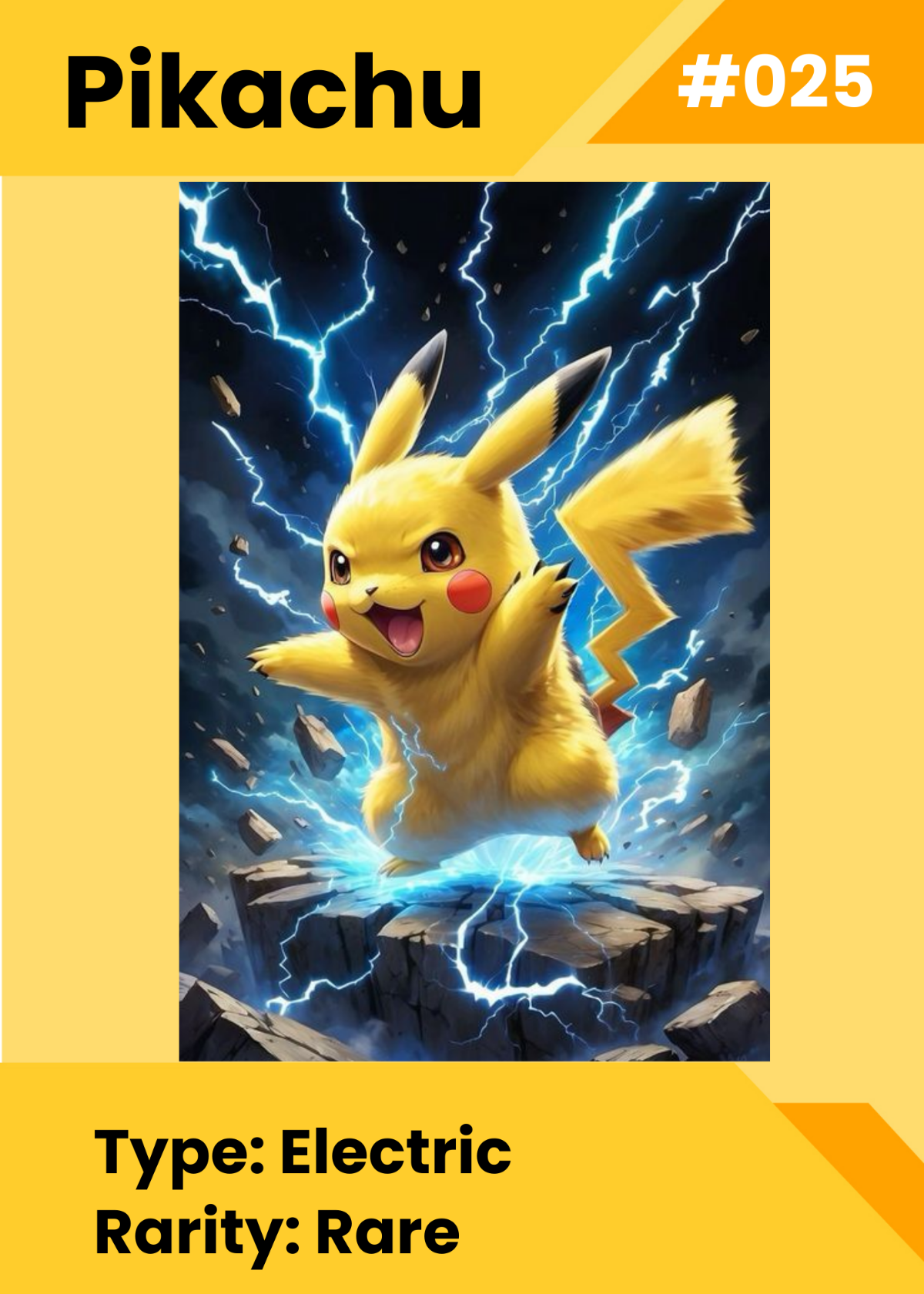 Pikachu Trading Card