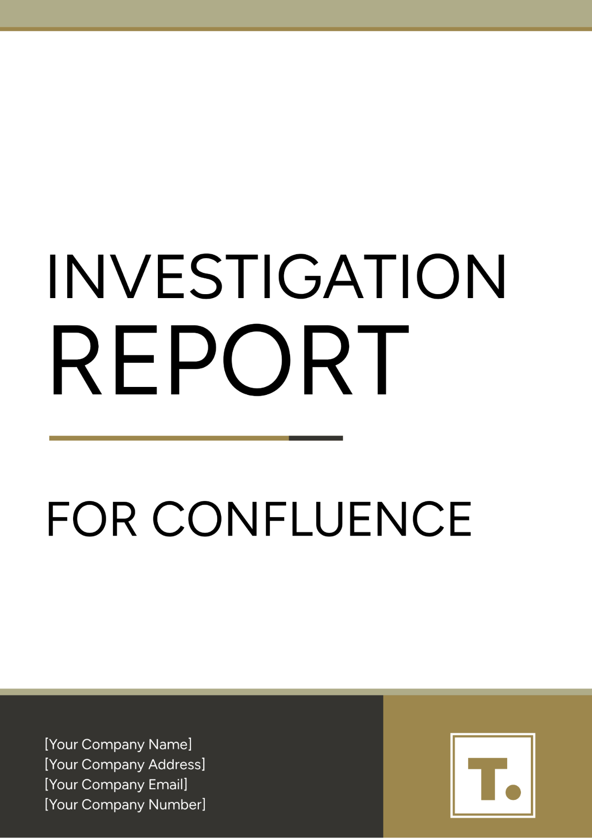 Investigation Report For Confluence Template - Edit Online & Download