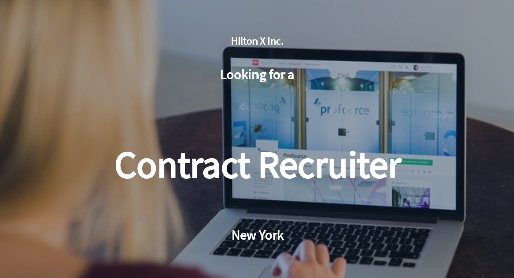 Contract recruiter jobs virtual