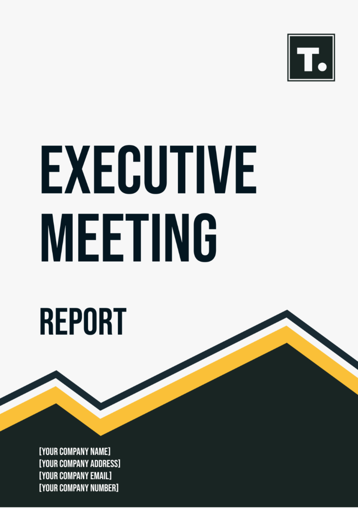 Executive Meeting Report Template - Edit Online & Download