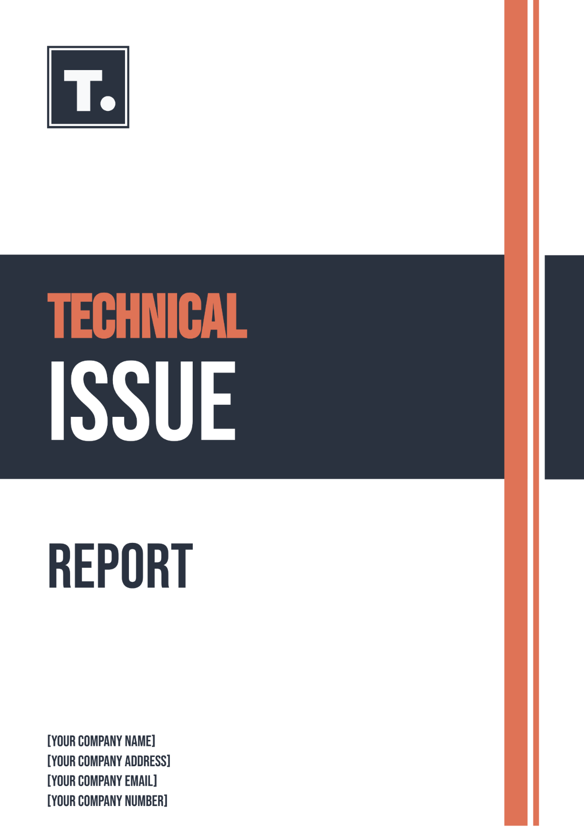 Technical Issue Report Template