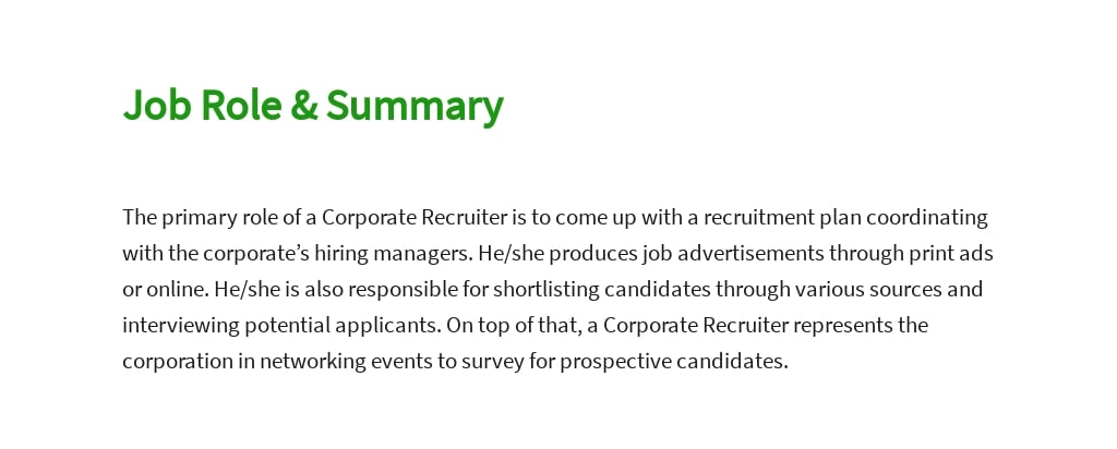 Free Corporate Recruiter Job Description Template 2.jpe