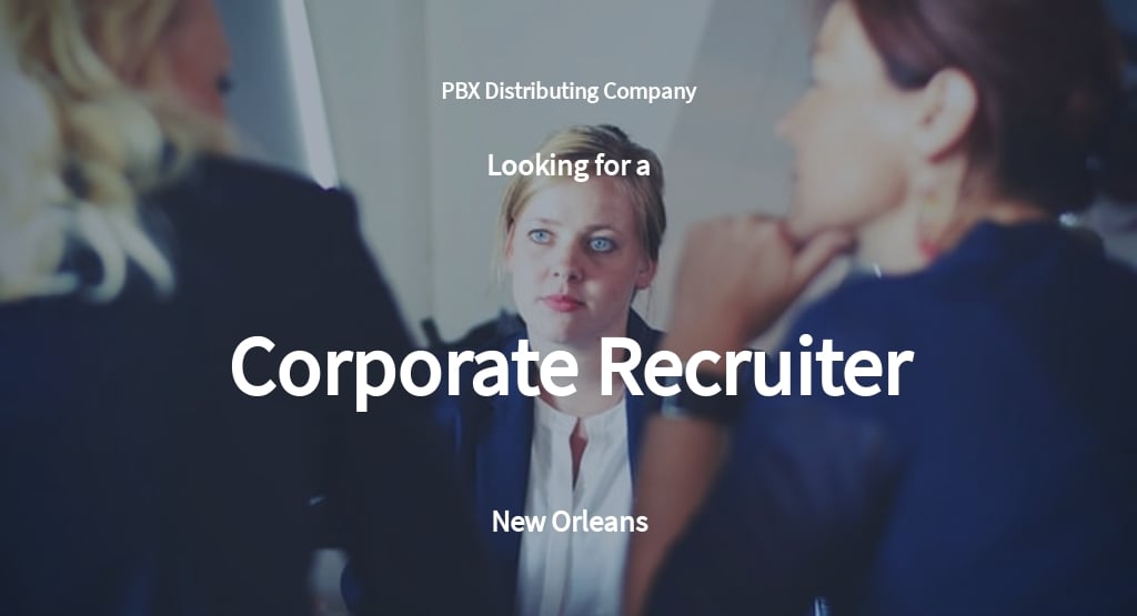 Free Corporate Recruiter Job Description Template.jpe