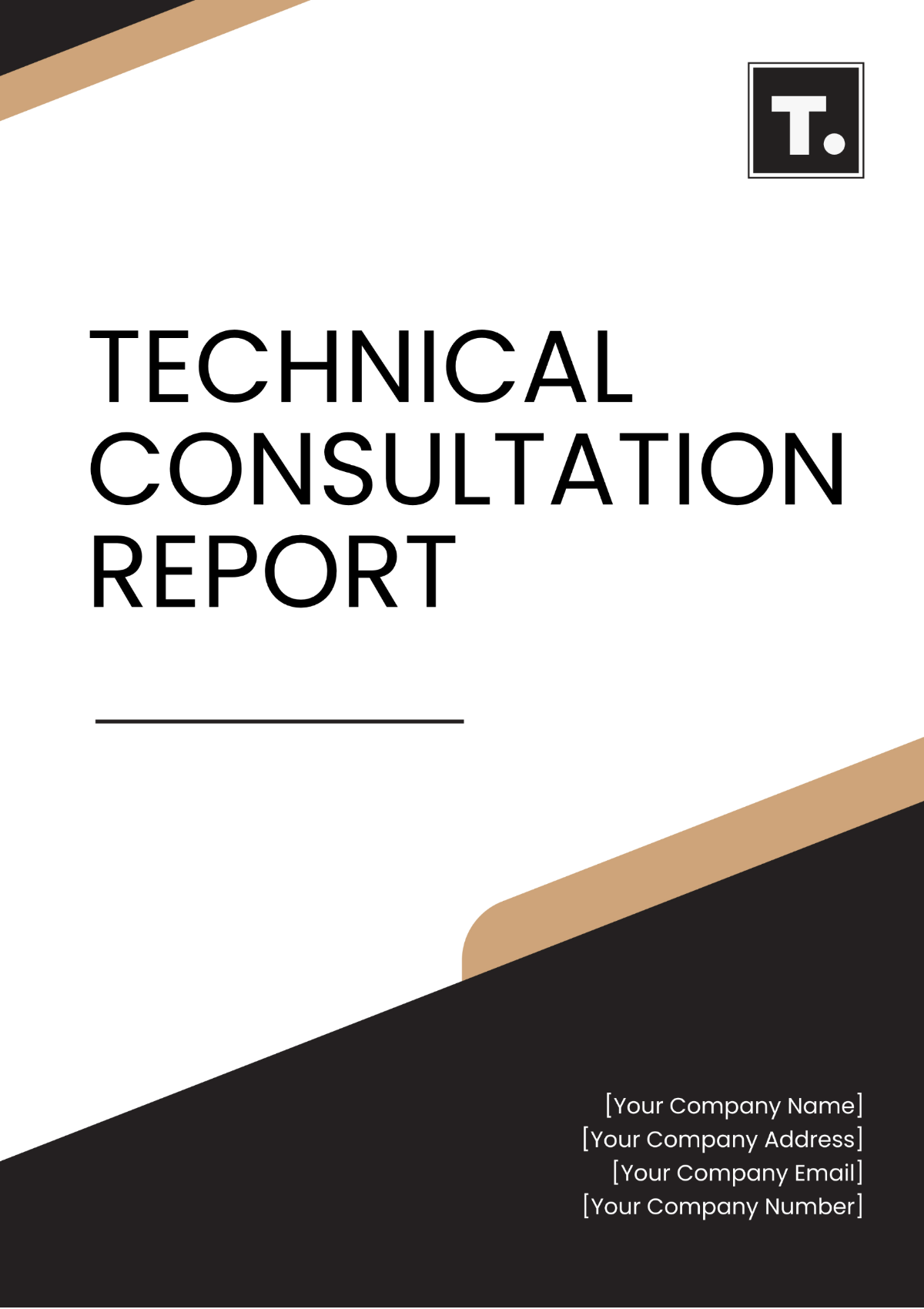 Technical Consultation Report Template