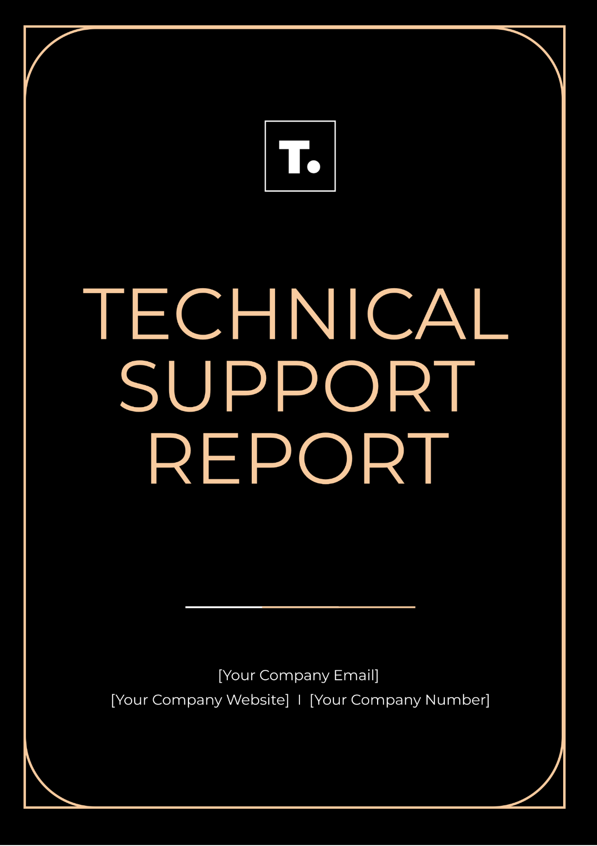 Technical Support Report Template