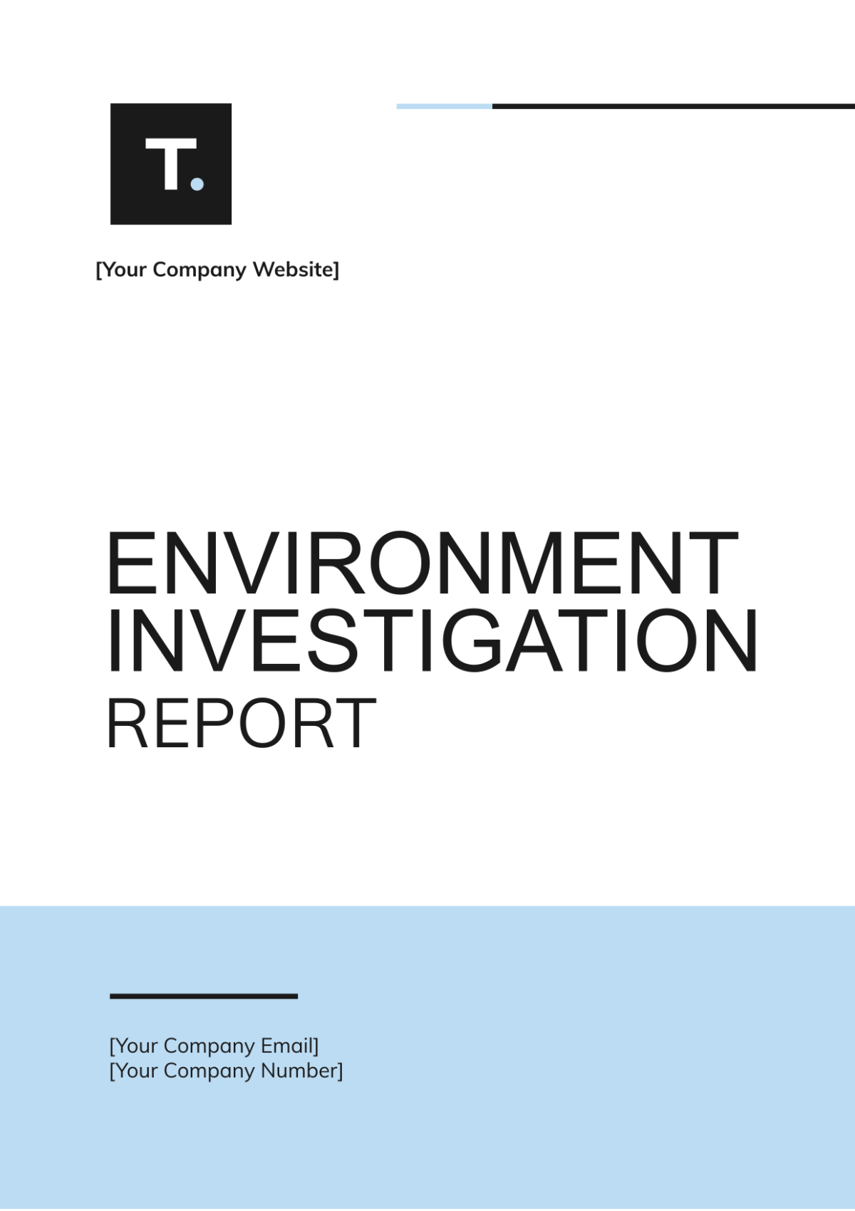 Environment Investigation Report Template - Edit Online & Download