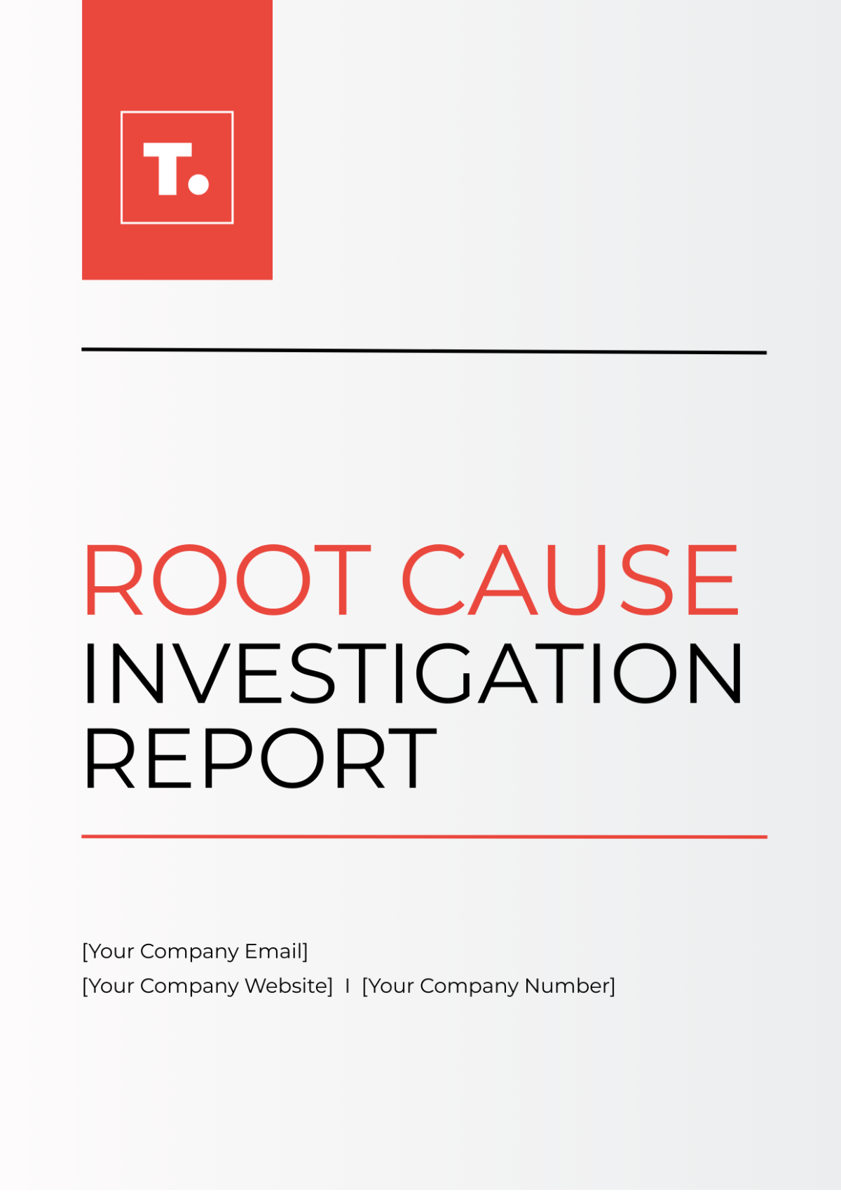 Root Cause Investigation Report Template - Edit Online & Download