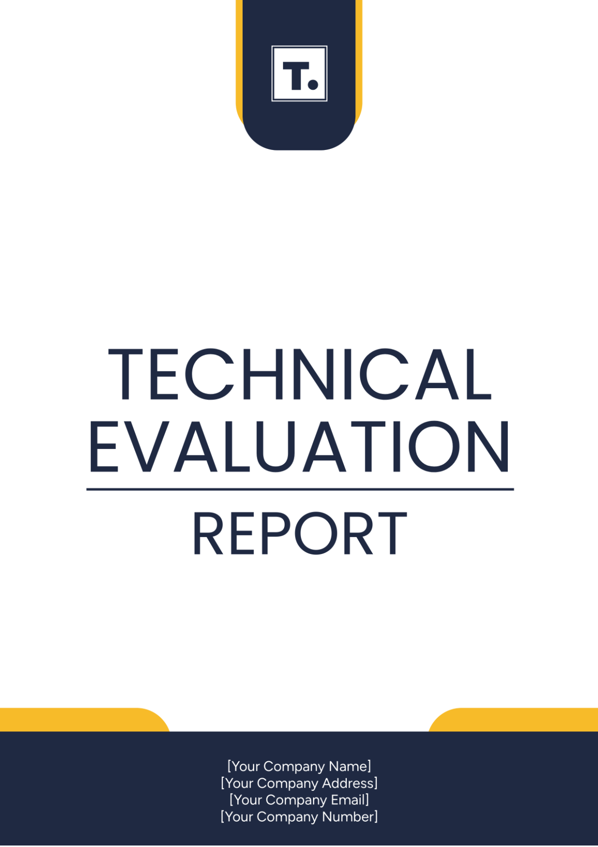 Technical Evaluation Report Template