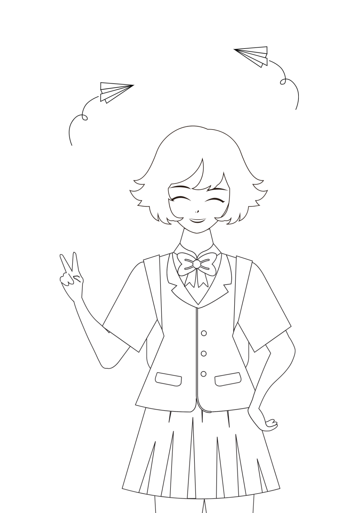 Free Anime Drawing Template Edit Online Download Template