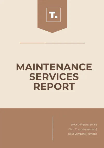 Free Maintenance Service Report Template to Edit Online