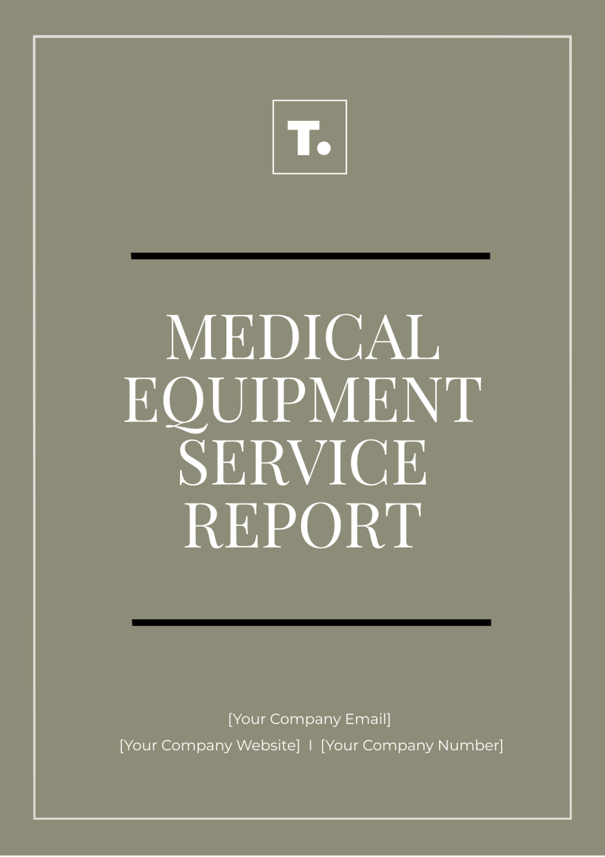 Medical Equipment Service Report Template - Edit Online & Download