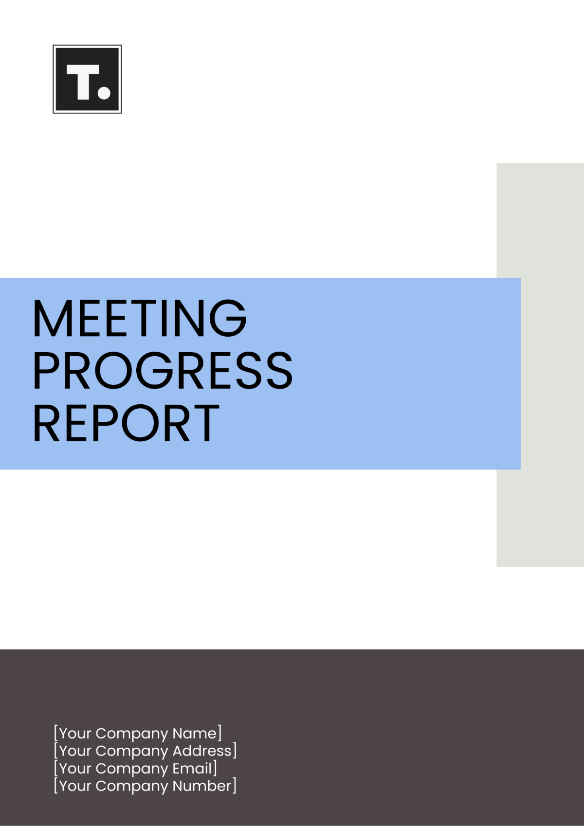 Meeting Progress Report Template - Edit Online & Download