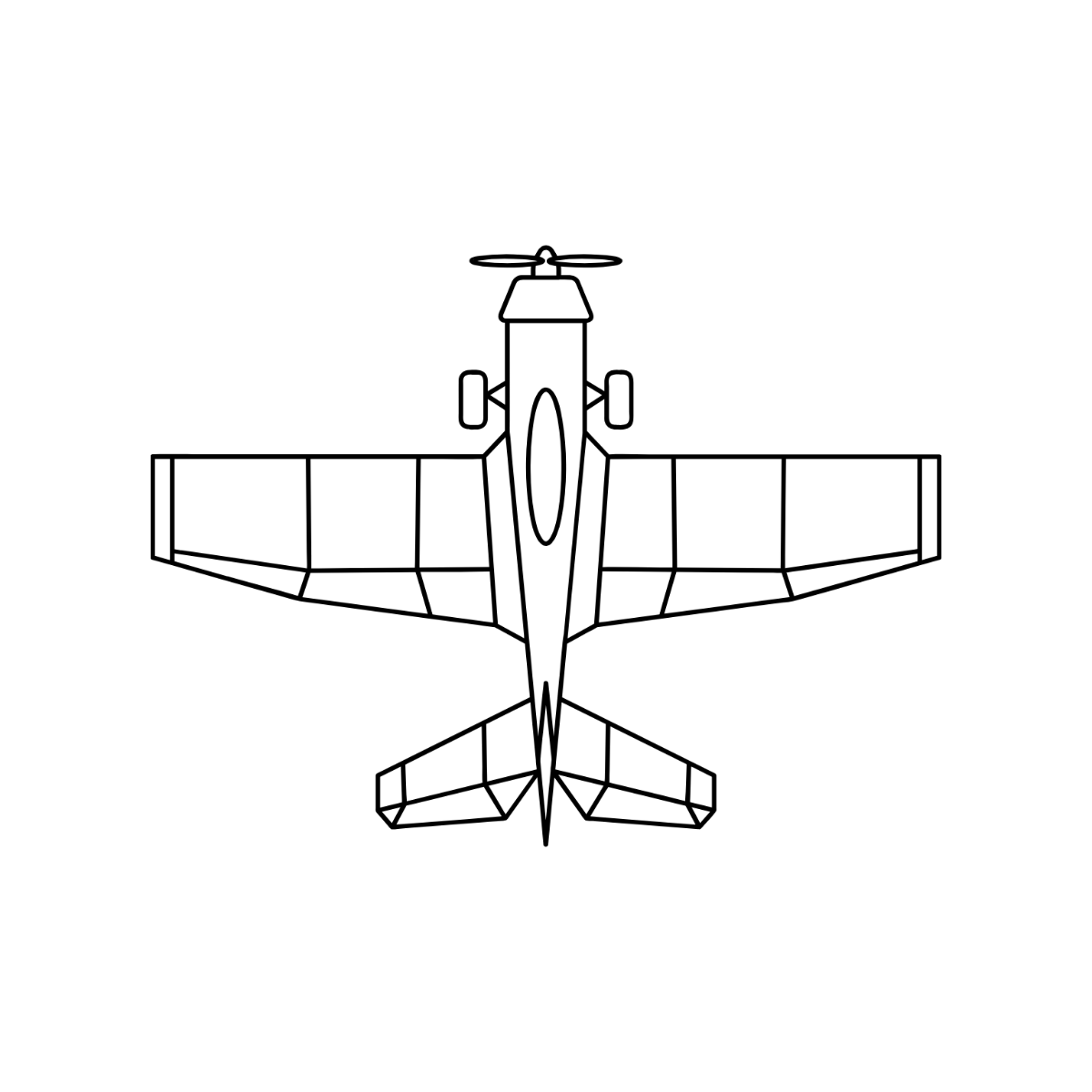 Airplane Outline