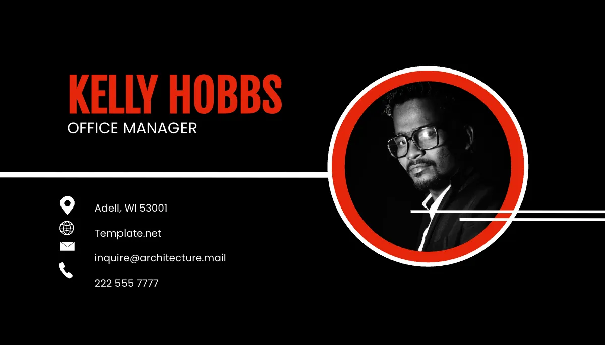 Freelance Architecture Business Card Template to Edit Online