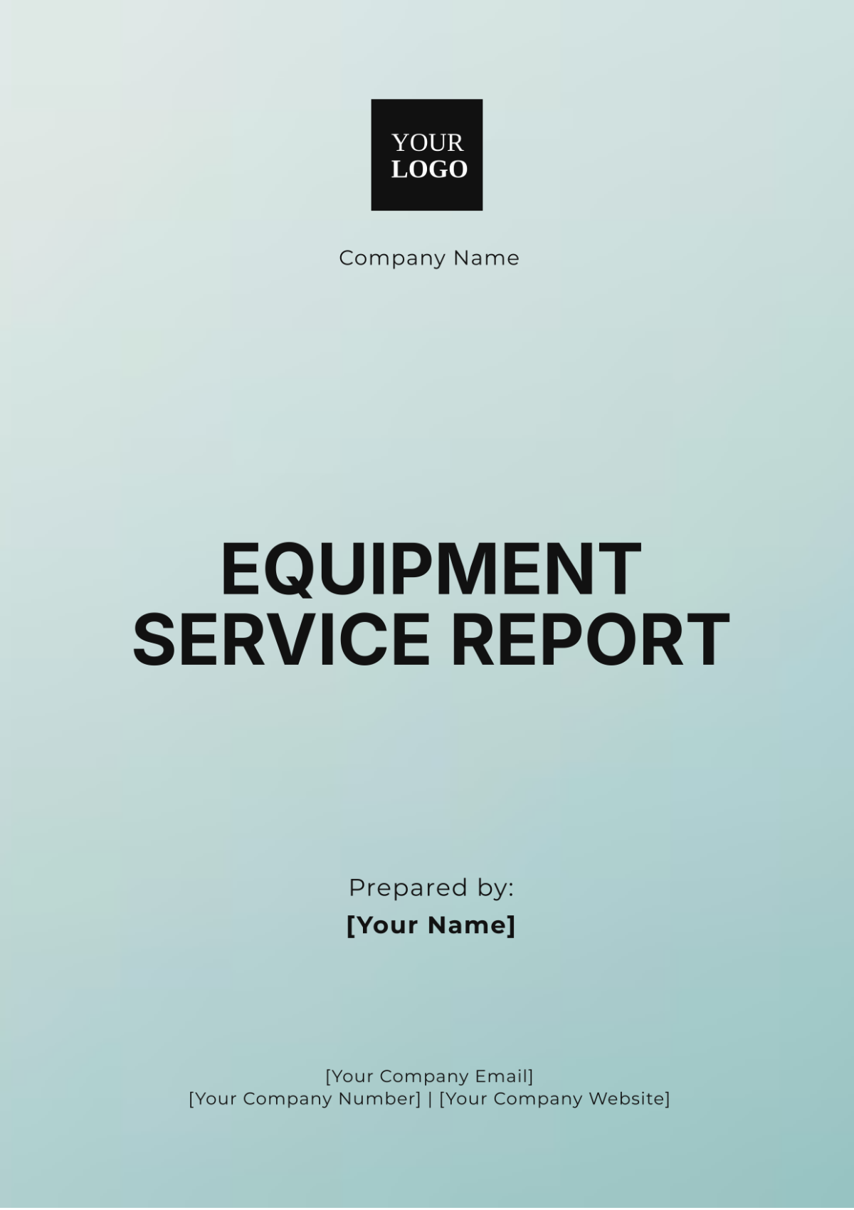 Equipment Service Report Template - Edit Online & Download