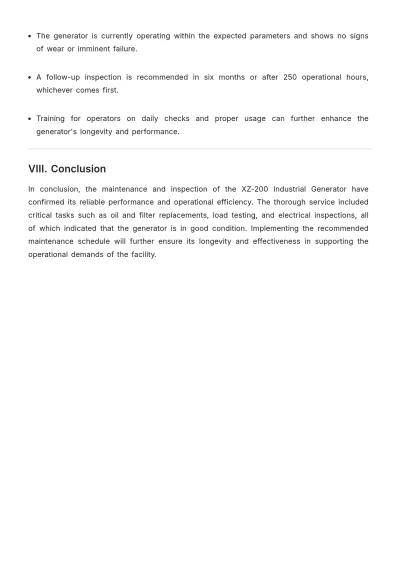 Free Equipment Service Report Template to Edit Online