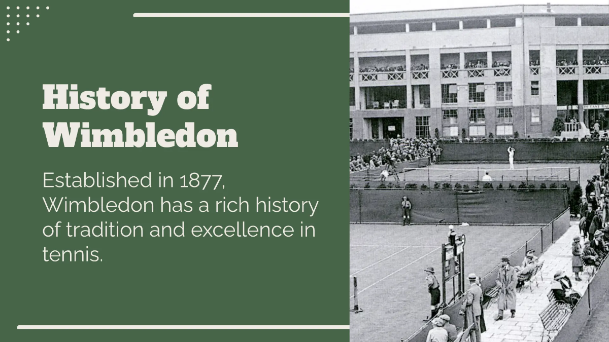 Free Wimbledon Trophy Presentation Template to Edit Online