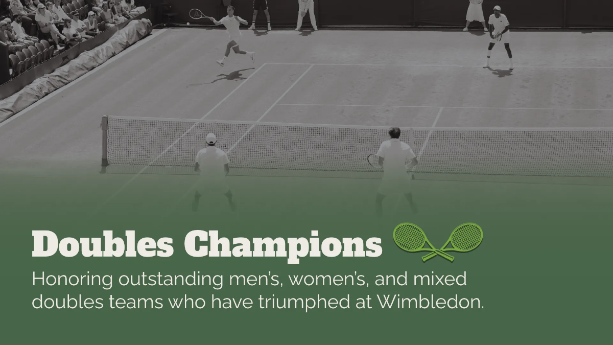 Free Wimbledon Trophy Presentation Template to Edit Online