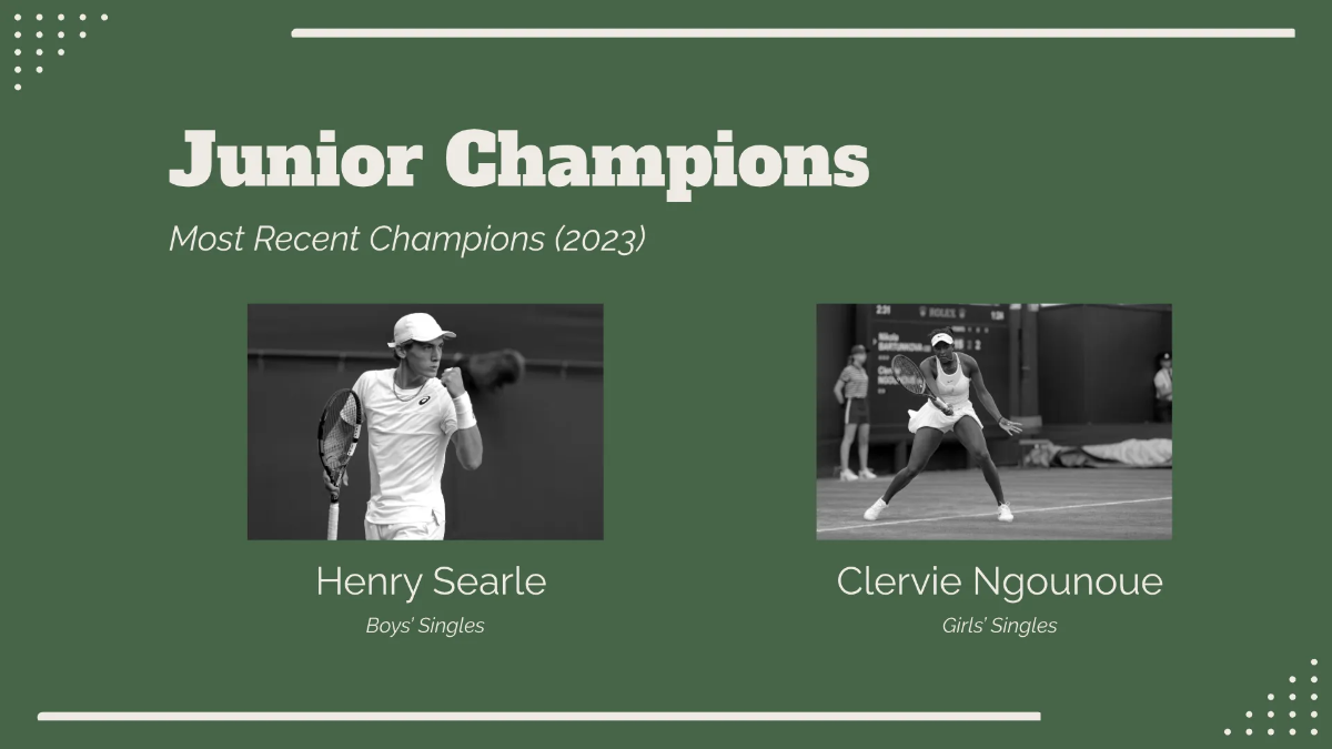 Free Wimbledon Trophy Presentation Template to Edit Online