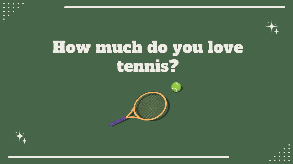 Free Wimbledon Trophy Presentation Template to Edit Online