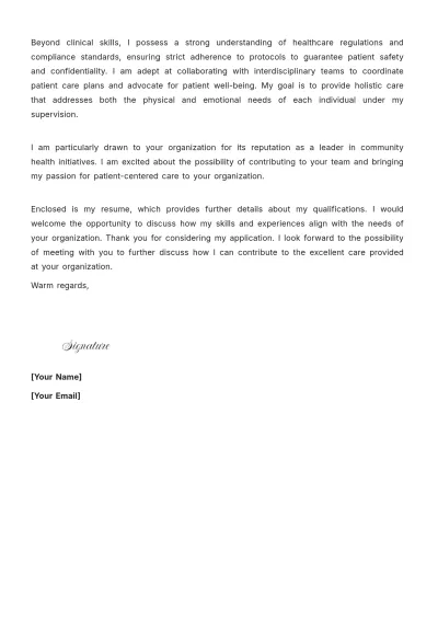 Free Licensed Practical Nurse (LPN) Cover Letter to Edit Online
