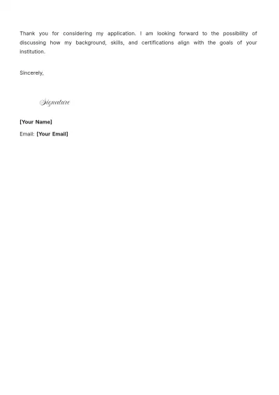 Free University Administrative Assistant Cover Letter to Edit Online