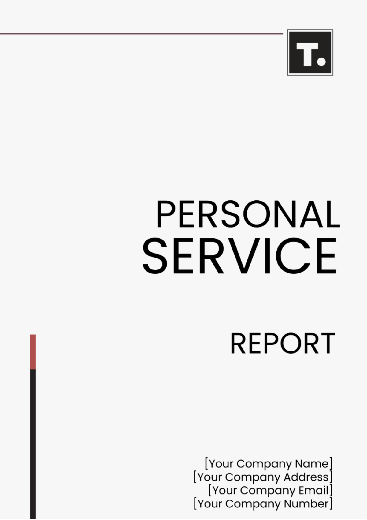 Personal Service Report Template - Edit Online & Download