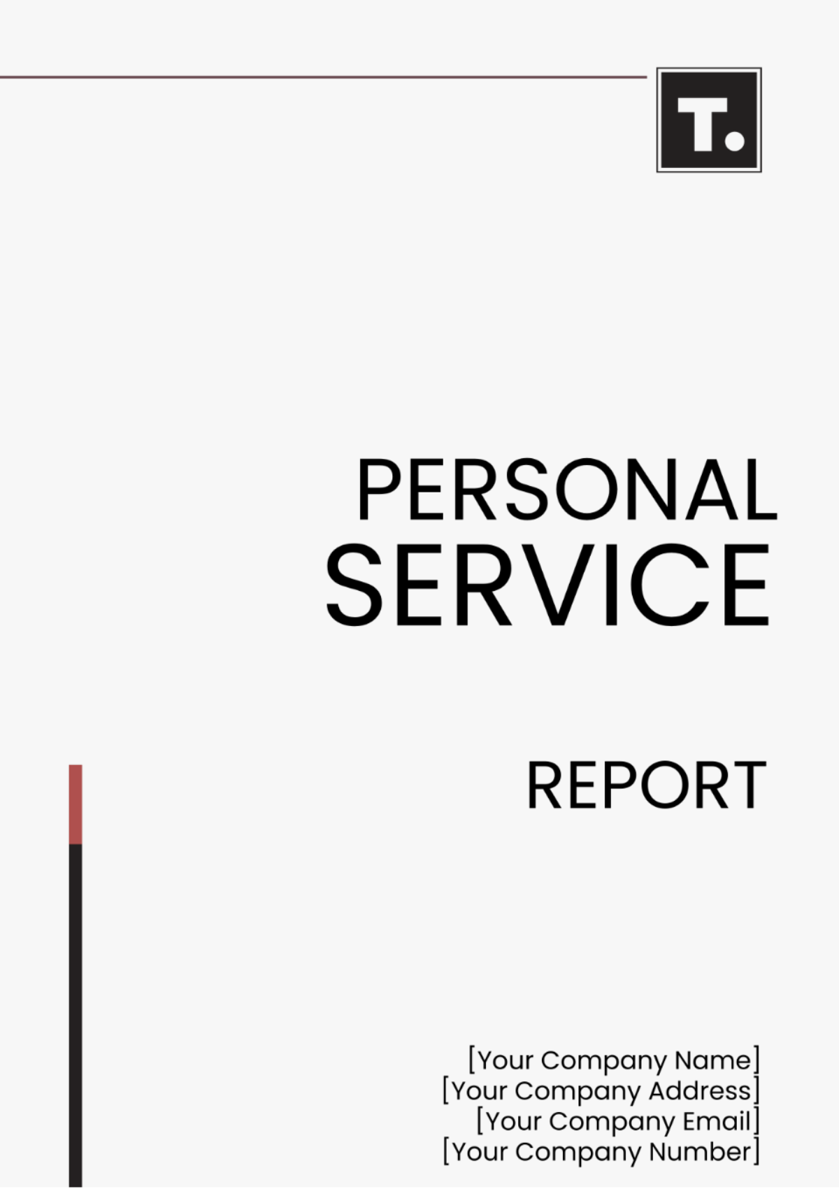 Free Personal Service Report Template Edit Online Download 