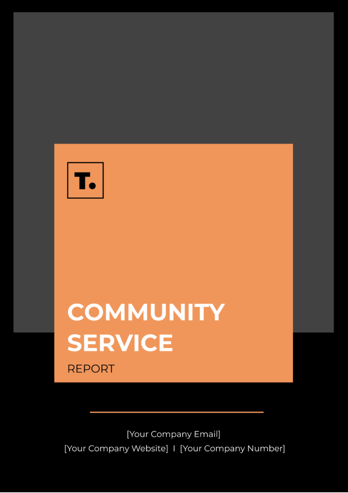 Free Community Service Report Template