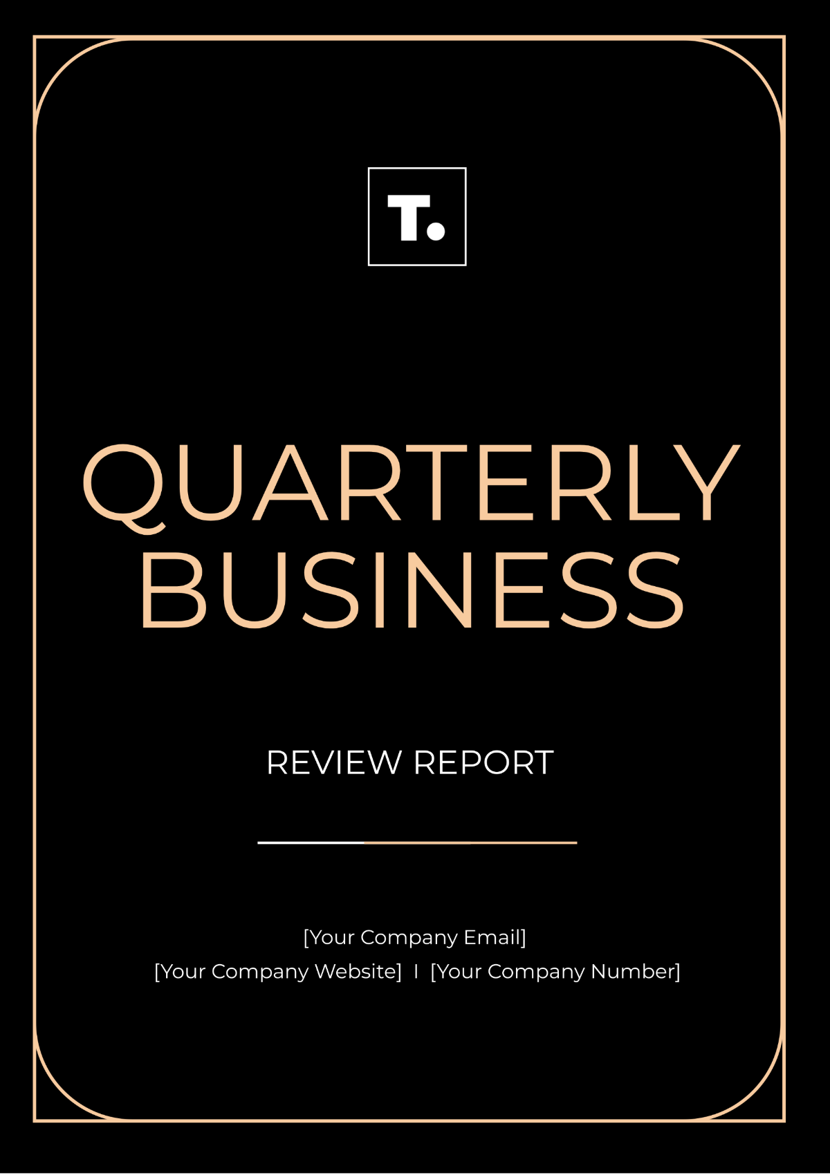 Quarterly Business Review Report Template - Edit Online & Download