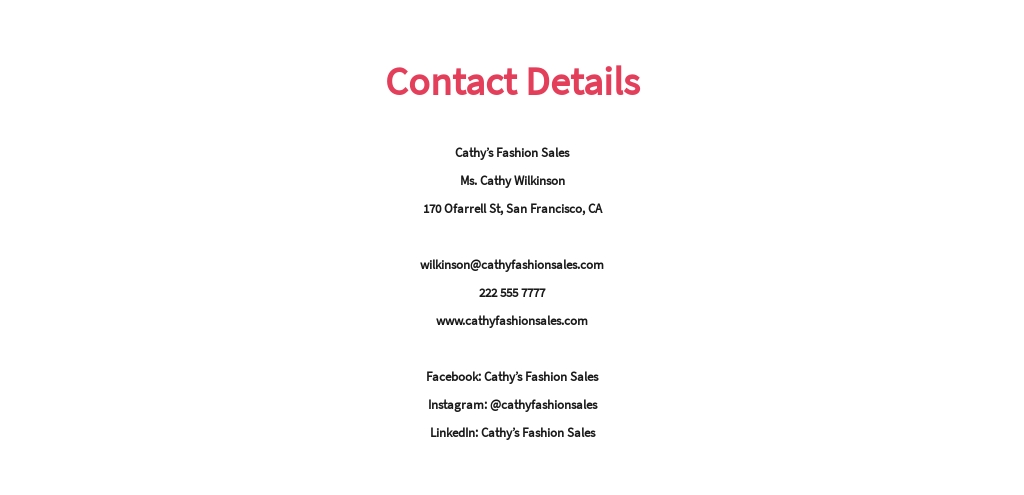 Free Fashion Sales Assistant Job Ad and Description Template - Google