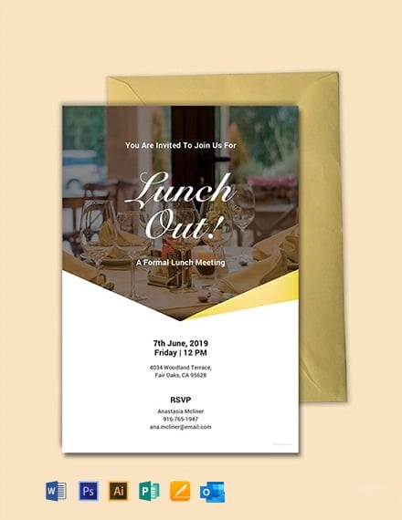lunch invitations
