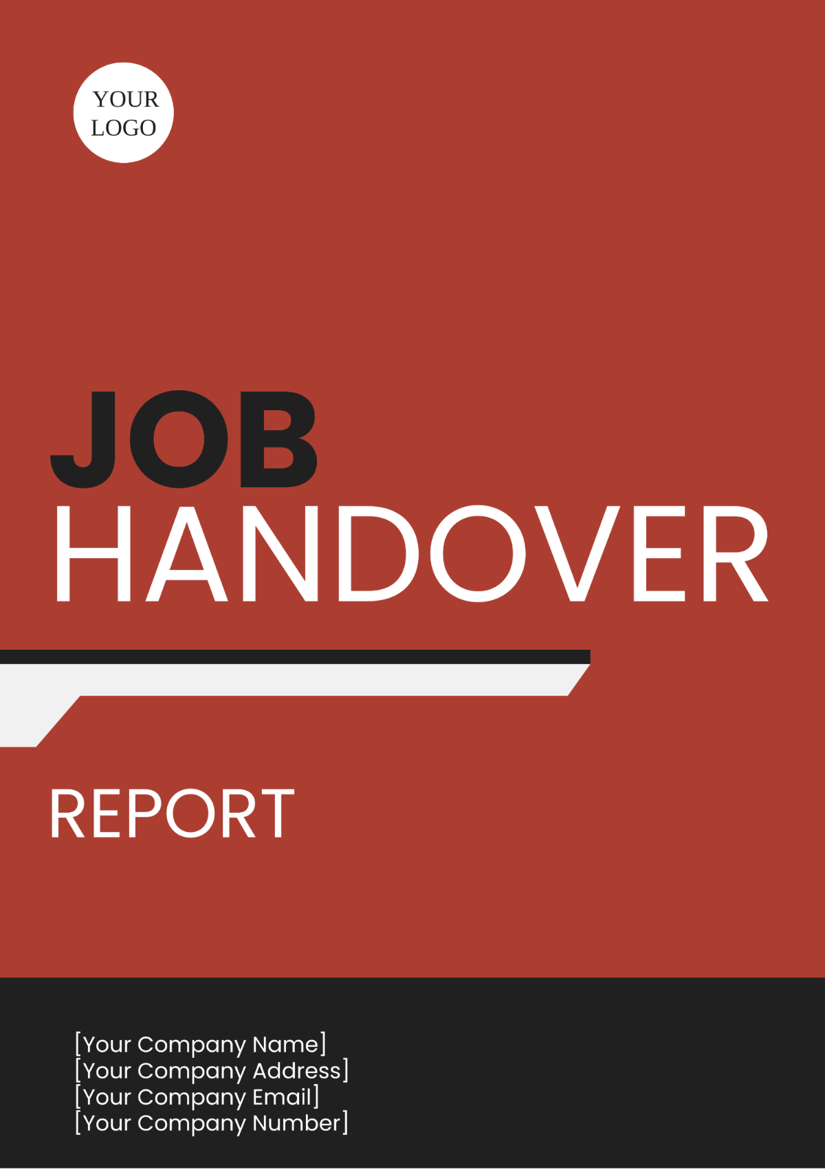 Free Job Handover Report Template to Edit Online